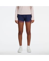 New Balance - Rc Printed 2-in-1 Short 3 In - Lyst
