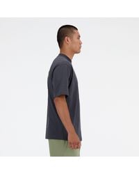 New Balance - Shifted Oversized T-shirt In Black Cotton - Lyst