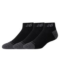 New Balance - Active Low Cut Socks 3 Pack - Lyst