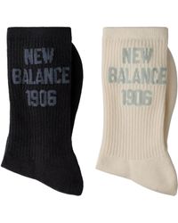 New Balance - 1906 Midcalf Socks 2 Pack In Cotton - Lyst