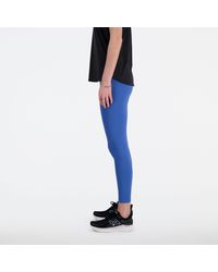 New Balance - Nb Harmony High Rise legging 25" In Blue Poly Knit - Lyst