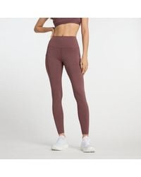 New Balance - Nb Sleek Pocket High Rise Legging 27" - Lyst