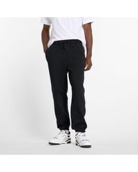 New Balance - Athletics french terry jogger in schwarz - Lyst