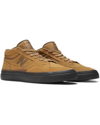 New Balance - Nb Numeric Franky Villani 417 In Brown/black Suede/mesh - Lyst