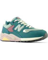 New Balance - 580 In Green/yellow/red Leather - Lyst