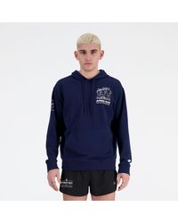 New Balance - Rbc Brooklyn Half Graphic French Terry Hoodie - Lyst