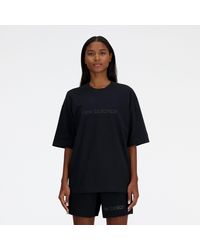 New Balance - Hyper Density Jersey Oversized T-shirt - Lyst