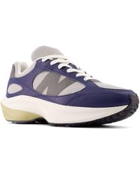New Balance - Wrpd Runner In Blue/white Suede/mesh - Lyst