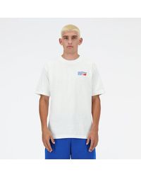 New Balance - Homme Athletics Premium Logo T-Shirt En, Cotton, Taille - Lyst