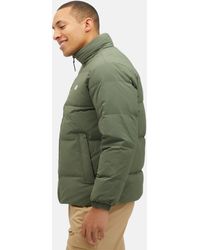 New Balance - Nbx Down Jacket In Green Nylon Woven - Lyst