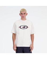 New Balance - Homme Archive Oversized T-Shirt En, Cotton, Taille - Lyst