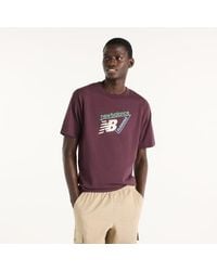 New Balance - Classic Tri-Logo T-Shirt - Lyst