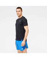 New Balance - Accelerate Short Sleeve In Poly Knit - Lyst