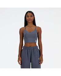 New Balance - Femme Nb Harmony Light Support Sports Bra En, Poly Knit, Taille - Lyst