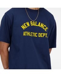 New Balance - Sportswear's Greatest Hits T-shirt In Blue Cotton - Lyst
