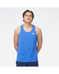New Balance - Homme Accelerate Singlet En, Poly Knit, Taille - Lyst