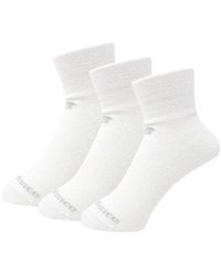 New Balance - Performance Cotton Flat Knit Ankle Socks 3 Pack - Lyst