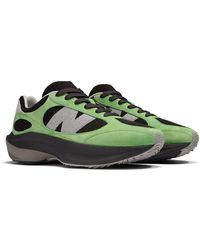 New Balance - Wrpd Runner In Green/black/grey Suede/mesh - Lyst