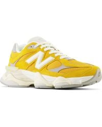 New Balance - 9060 In Yellow/grey/beige Leather - Lyst