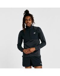 New Balance - Rc Essential Heat Grid 1/2 Zip - Lyst
