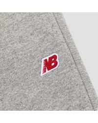 New Balance - Made In Usa Core Sweatpant In Blue Cotton Fleece - Lyst