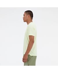 New Balance - Athletics t-shirt in gelb - Lyst