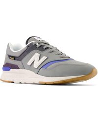 New Balance - 997h In Grey/blue Suede/mesh - Lyst