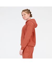 New Balance - Athletics Nature State French Terry Hoodie In Brown Cotton - Lyst