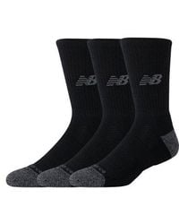 New Balance - Active Crew Socks 3 Pack - Lyst