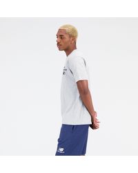 New Balance - Essentials reimagined cotton jersey short sleeve t-shirt - Lyst