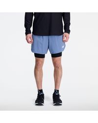 New Balance - Q Speed 6 Inch 2-in-1 Short In Polywoven - Lyst