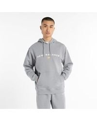 New Balance - Reimagined Fleece Graphic Hoodie - Lyst