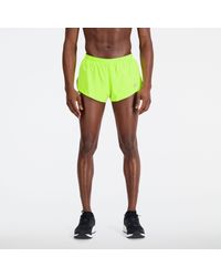 New Balance - Accelerate 3 inch split shorts in grün - Lyst