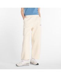 New Balance - Reimagined Fleece Barrel Leg Pant - Lyst