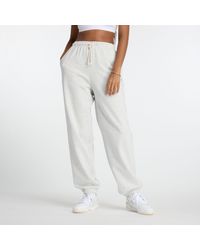New Balance - Athletics french terry jogger in grau - Lyst