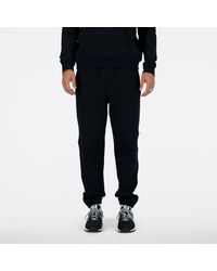 New Balance - Athletics french terry jogger in nero - Lyst