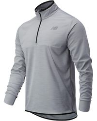 new balance half zip top mens