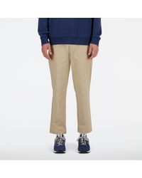 New Balance - Twill Straight Pant 28" In Cotton Twill - Lyst
