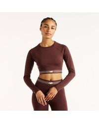 New Balance - Ac Fitted Long Sleeve - Lyst