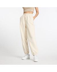 New Balance - Femme Athletics French Terry Jogger En, Cotton, Taille - Lyst