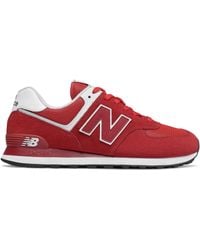 mens red trainers uk