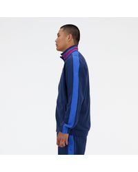 New Balance - Sportswear's Greatest Hits Full Zip In Blue Cotton - Lyst