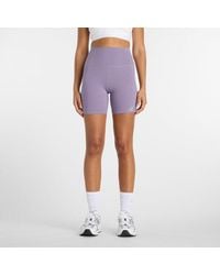 New Balance - Nb Harmony High Rise Short 6" - Lyst