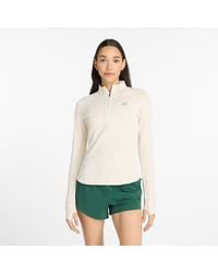 New Balance - Athletics Heat Grid 1/2 Zip - Lyst