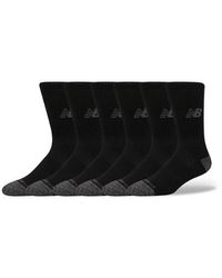 New Balance - Active Crew Socks 6 Pack - Lyst