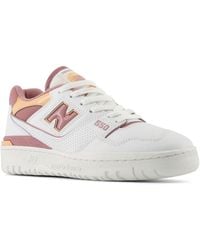 New Balance - 550 in weiß/rosa/orange - Lyst