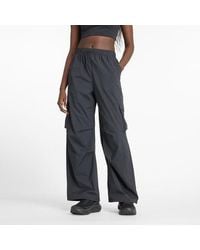 New Balance - Femme Nylon Cargo Pant En, Polytissé, Taille - Lyst