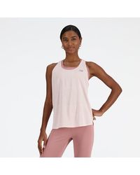 New Balance - Femme Athletics Tank En, Poly Knit, Taille - Lyst