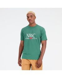 New Balance - Homme Athletics Sports Club Cotton Jersey T-Shirt En, Taille - Lyst