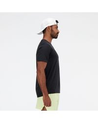 New Balance - Athletics t-shirt in schwarz - Lyst